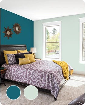 Indigo Master Bedroom Trending Colours Image 3-1